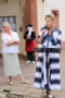 Andrea Behrens (Pflegeeinrichtungen Schloss Meerholz) und Clarissa Graz (Innere Mission Frankfurt) bei der Eröffnungsrede